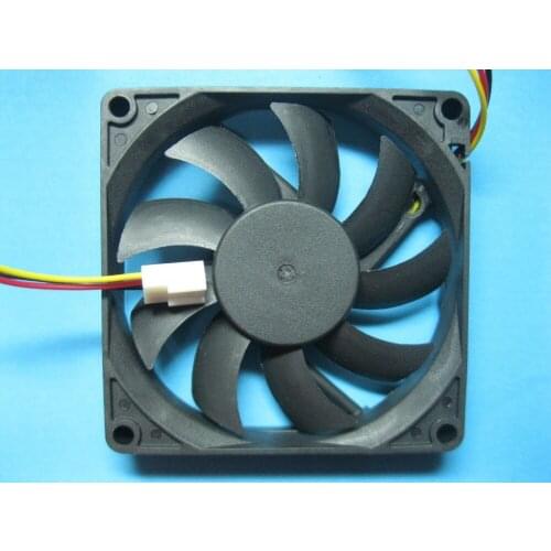 8 Pcs Brushless DC Cooling Fan 5V 8015S 9 Blades 80x80x15mm 3pin Sleeve-bearing