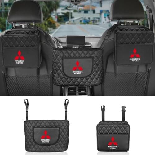 Car Seat Back Storage Bag High Capacity Stowing Tidying Pocket For Mitsubishi L200 Pajero Lancer ASX Outlander Grandis Carisma