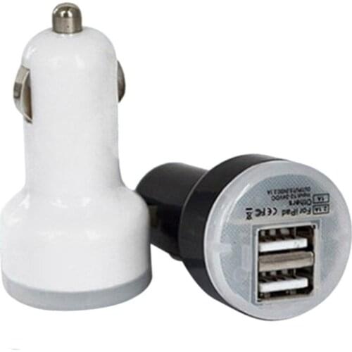 2.1A 1A USB car charger Universal Intelligent Charging Dual USB Car Charger for Mobile Phone car accessories