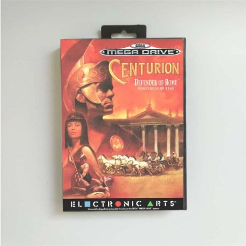 Centurion Defender Of Rome - EUR Cover With Retail Box 16 Bit MD Game Card for Sega Megadrive Genesis Video Game Console