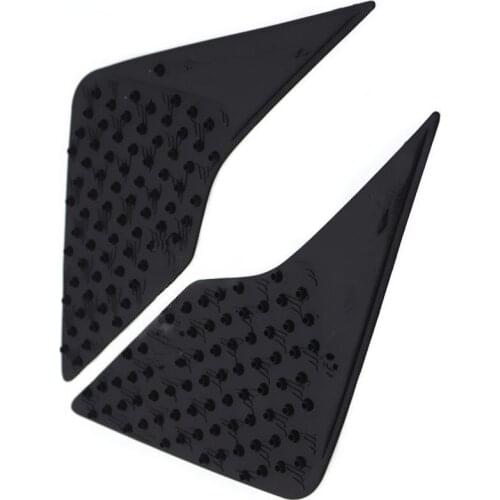 BLACK Motorcycle Tank Traction Side Pad Gas Fuel Knee Grip Decal For 2015-UP Yamaha MT-09 TRACER