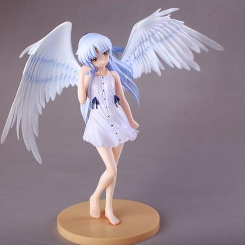 Kawaii Angel Beats Japan Anime Action Figure PVC Toys Tachibana Kanade Angel Wing Doll Room Decor Ornaments Collection Boy Gifts