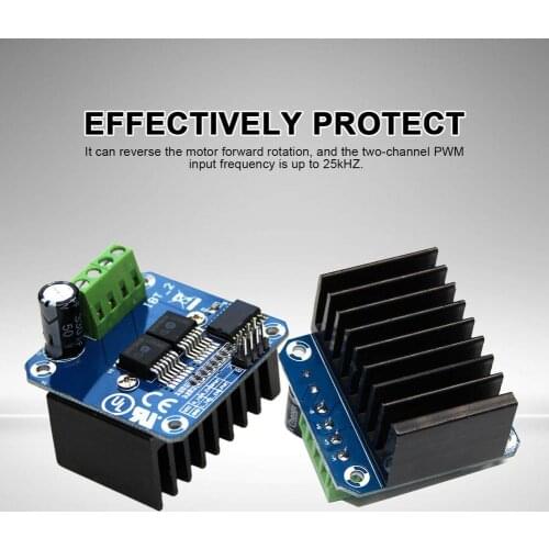 IBT-2 High Power Motor Driver Module Smart Car Driver Module Two-channel PWM MCU Protect GND. 5V. PWM1. PWM2