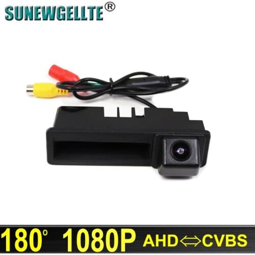 180 Degree 1920x1080P AHD Fisheye Lens Car Trunk Hand Switch Rear View parking backup Camera For Audi A1 A3 A4 A6L S5 Q7