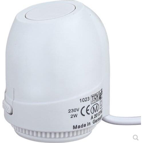 24v 230v NO NC normally open close electric thermal actuator valve for manifold radiant room underfloor heating electrotermico