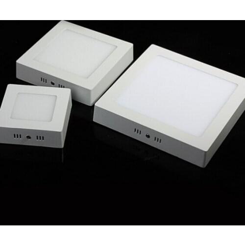 Round Square AC110 220V LED panel 6W surface mounted lights & lighting white/warm white led panel with led driver RoHS CE