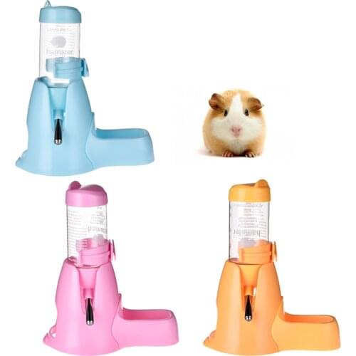 Hot Pet Hamster Feeder Portable Water Feeding Bottle Cage Hanging Guinea Pig Squirrel Rabbit Hamster Water Drinking Dispenser