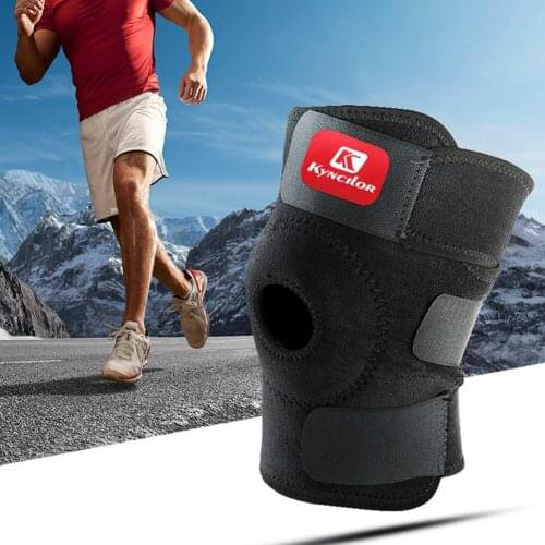 Cycling Knee Support Braces Polyester Basketball Gym Gear Running Volleyball Durable 1PC Elastic Compression Knee Pad