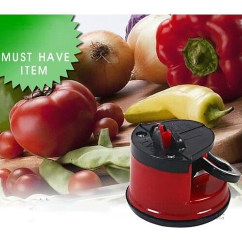 Mini Knife Sharpener With Suction Cup Household Super Sharp Sharpener Sharpening Tool Kitchen Gadget Tungsten Steel