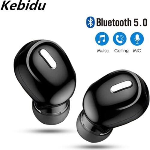 Single earphone Mini fashion Single In-ear Earbuds S8 Earphone Hifi Sound Quality Intelligent Touch Earset