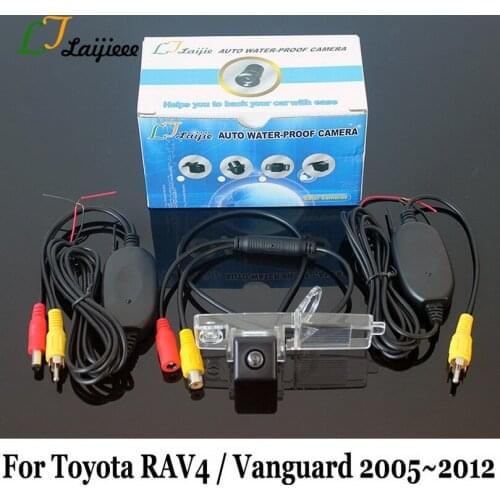 Backup Camera For Toyota RAV4 Vanguard XA30 2005~2012 (NO Spare Wheel On Door ) / Wireless HD CCD Night Vision Rear View Camera