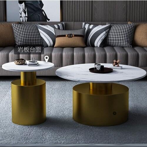 Nordic interior top grade tea table light luxury minimalist creative modern simple tea table round table