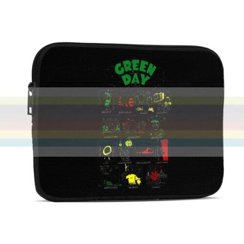 Green Day'Dookie Comic Strip'. Universal for children and adults. Tablet bag. Tablet liner bag. Ipad bag. Waterproof