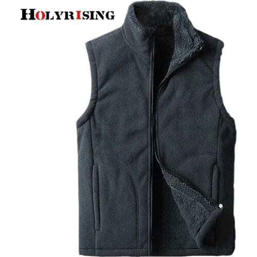 8XL Men' Sleeveless Vest Jackets Winter Fashion wool vest Male Cotton-Padded Vests Coats Men Warm Waistcoats Clothing 19461