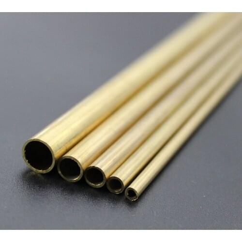 2pcs Brass Tube 2mm to 20mm,500mm long 0.5mm wall