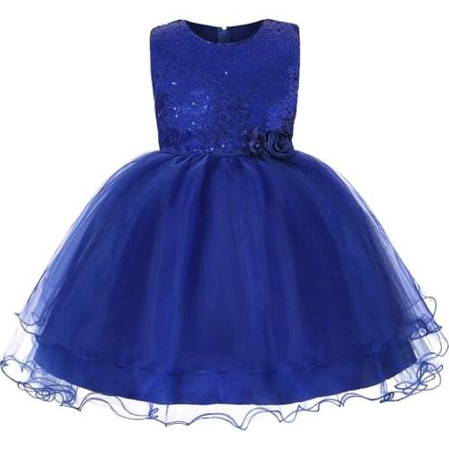 2019 Flower Child Dresses Princess and Little Girl Festival Dresses Decorated Lace Little Girl Dresses 009