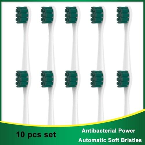 2021 for Usmile Y1/U1/U2 Toothbrush Heads Colorful 10Pcs/Set Replacement Dental DEEPING Clean DuPont Diamond Clean Brush