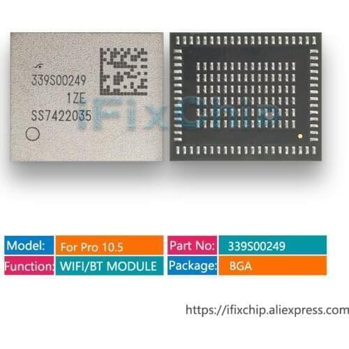 5pcs/lot High Temp 339S00249 Wifi IC For iPad Pro 2017 10.5 New Version 5th A1823 A1822 Wifi Wi-Fi Module Chip IC