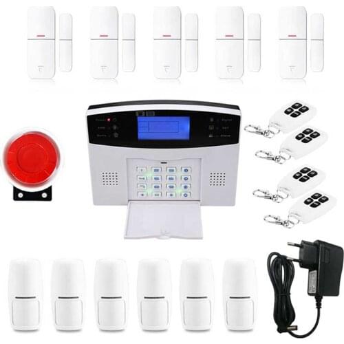 KPIOCCOK Wireless Home WIFI GSM Security Alarm System Kit Multi-Language Switching Burglar Alarm Wireless Infrared Alarm
