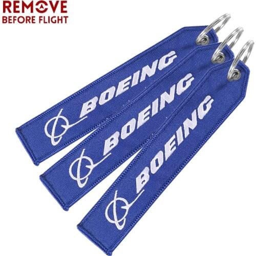 3PCSKeychain for BOEING Aviation Key Ring Tag Bijoux Keychain Key Holder for Car and Motorcycles Keychain Customized Key llavero