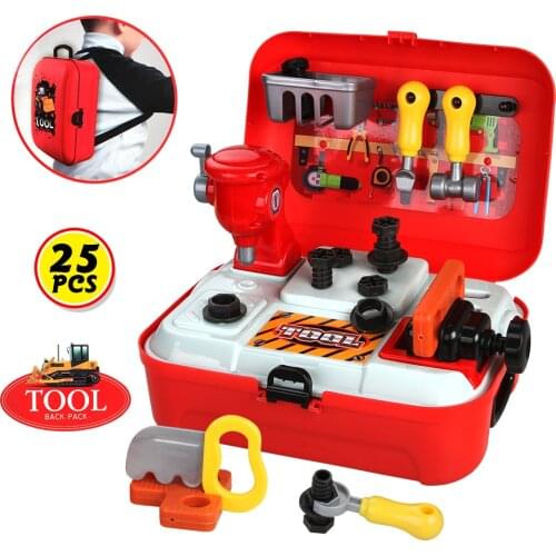 Baby Miniature Kids Repair Tool Set Emulational Tool Kit Pretend Play Set Educational Toy For Gift Children Boys Girls Games