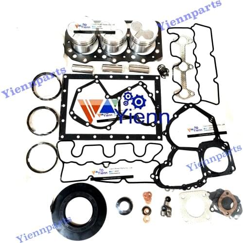 For Shibaura S773 Overhaul Rebuild Kit New Holland Skid Steer Loader diesel engine spare parts