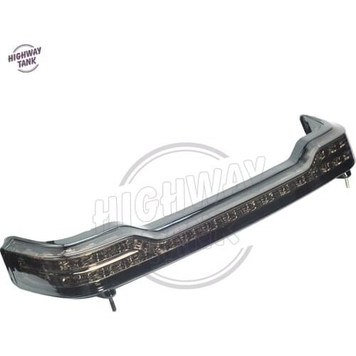 Smoke Motorcycle King Tour-Pak LED Brake Turn Signal Light Lamp Moto Taillight case for Harley Touring Electra Glide 2014-2017