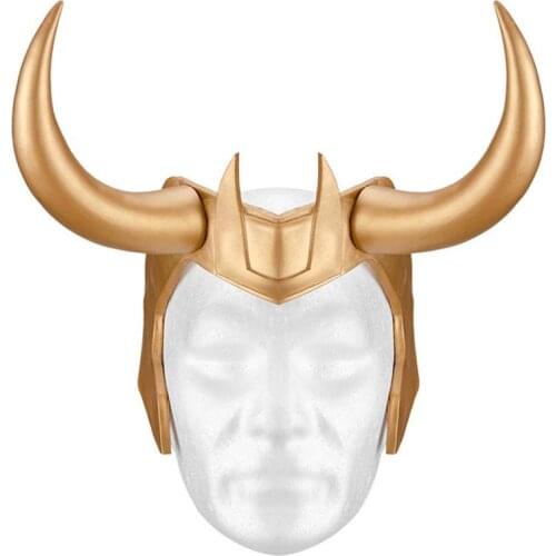 Halloween Headgear Loki Crown Masks Loki Cosplay Accessories Costume Superhero Helmet Movie Character Crown Head Wear Props