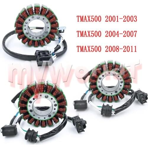 Magneto Stator Coil Fit For YAMAHA TMAX500 T-MAX 2001-2003 2004-2007 2008-2011 5GJ-81410-01 5VU-81410-02 4B5-81410-00