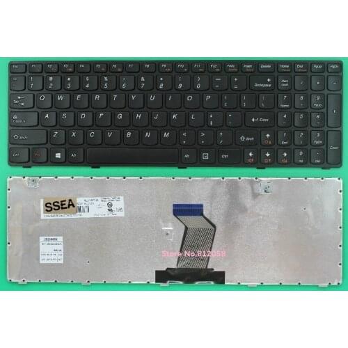 SSEA Brand new Laptop US Keyboard For IBM Lenovo Z580 Z585 B580 G585 G770 G780 B585 laptop Keyboard