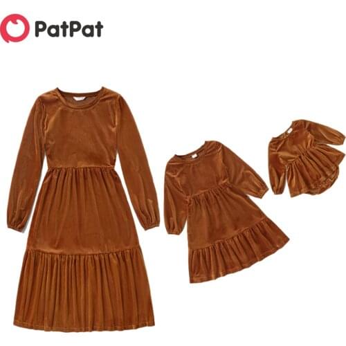 PatPat Toddler Girl/Boy Plaid Pocket Design Zipper Fuzzy Coat