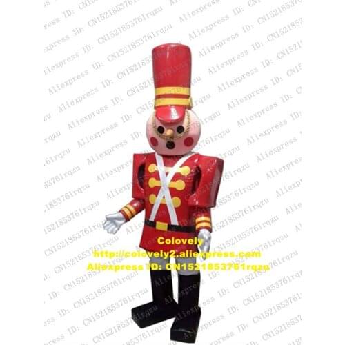 The Nutcracker Red Toy Soldier Mascot Costume Adult Cartoon Character Outfit Suit Cosplay Costume Theatrical Performance zz8234