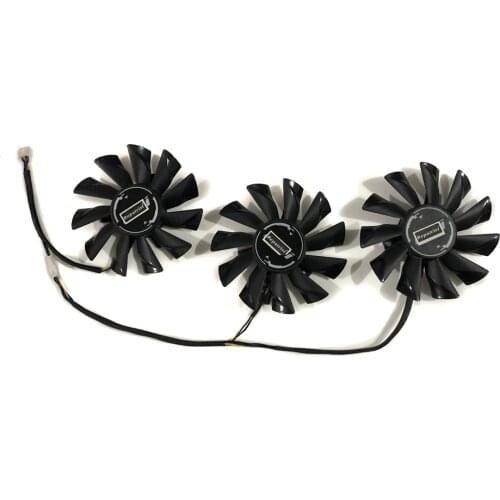 3pcs/set GTX 980TI/1080TI GPU cooler Fans Video fan For MSI GTX1080TI 11G DUKE GTX980TI LIGHTNING 6G Graphics Card Cooling
