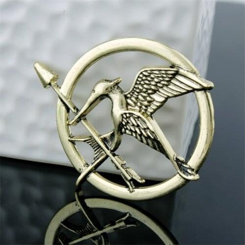 ZRM Fashion Trendy Jewelry The Hunger Games Popular Vintage Style Birds Brooches Movies Jewelry Cosplay Gifts