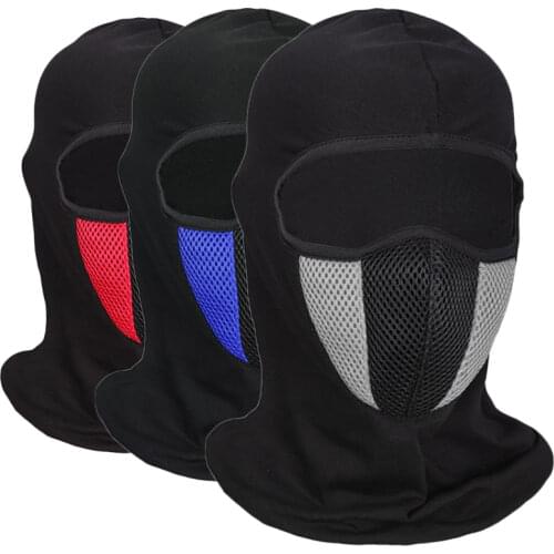 Motorcycle Balaclava Full Face Mask Unisex Breathable Sports Cycling Windproof Sunscreen Men CS Mask Headgear