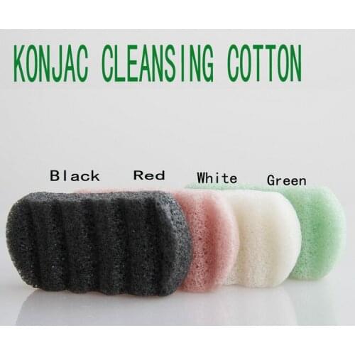 Fiber Natural Konnyaku Konjac Jelly Fiber Face bath Wash Cleansing Cleaner Sponge Puff Exfoliator Flutter Corneous Large size