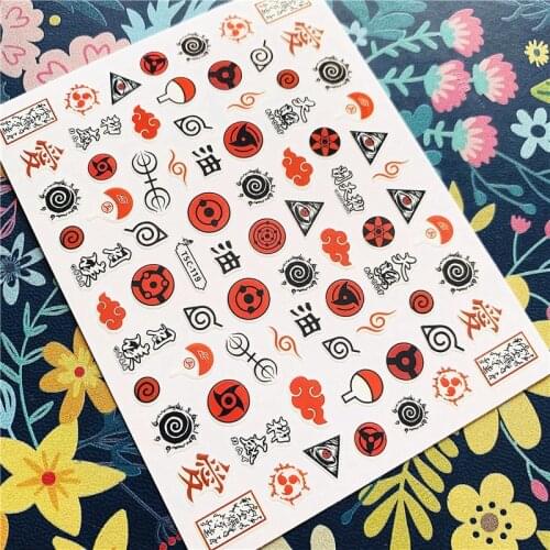 Newest TSC series TSC-119 Cartoon character 3d nail art stickers decal template diy nail tool decoration