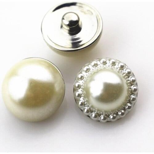 New arrive 20pcs/lot 18mm mix 2 designs pearl snap buttons for snap bangle bracelet diy jewelry