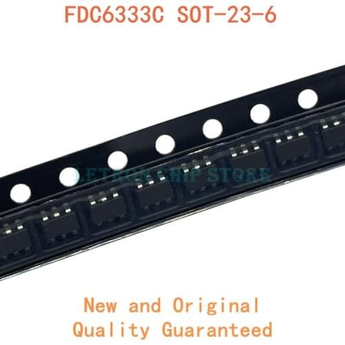 20PCS FDC6333C SOT-23-6 333 SOT23-6 SMD new and original IC Chipset
