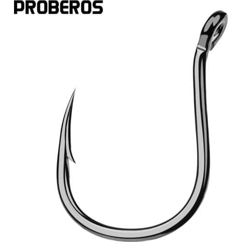 PROBEROS Brand Strong High-carbon steel KUDAKO Series Jig Hook Fishing Hook Saltwater Bass 71202-1#-6/0# Hook