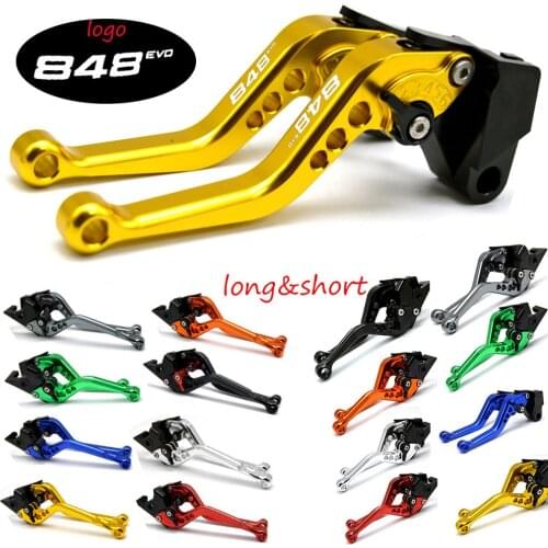Short&Long For Ducati 848 EVO 2007 2008 2009 2010 2011 2012 2013 Motorcycle Accessories CNC Brake Clutch Levers