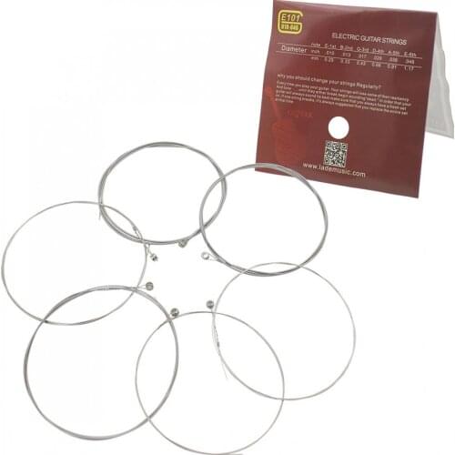 Guitar Strings E101 Music Steel 0.010-0.046 Inch Strings for Electric Guitar
