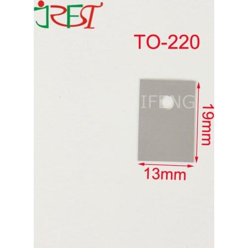 Heat sink Silicon Sheet Thermal Insulator Silicone Pad TO-220 Transistor Pad