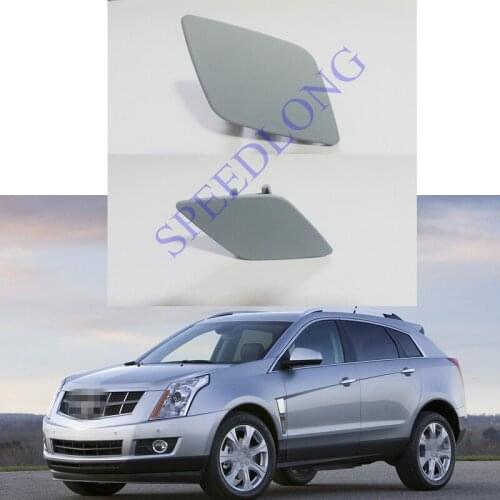 2 Pcs/Pair Front Bumper headlight washer Spray nozzle cover caps for Cadillac SRX 2010-2015