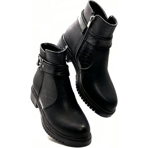 WOMAN. BLACK. FLAT BASE NON-SLIP, IDEAL FOR DAILY USE AND OFFICE. QUALITY. LATEST TRENDED WOMENS BOOTS. 36 37 38 39 40 NUMBER