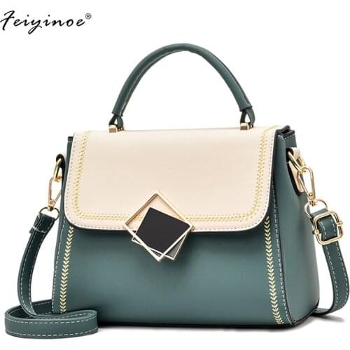 Women Purses And Handbags Luxury Crossbody Sling Bags With Lock Decors Top-Handle Tas Totes Lady Messenger Bag Shoulder Trendy