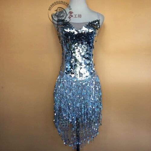 New style latin dance costume sexy stones tassel latin dance dress for women latin dance competition dresses A76 S-4XL