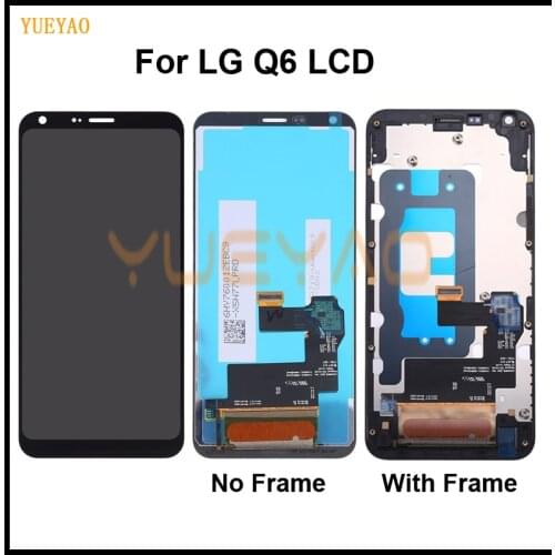LCD Screen and Digitizer Full Assembly with/without Frame for LG Q6 Q6+ LG-M700 M700 M700A US700 M700H M703 M700Y Repair Partsa