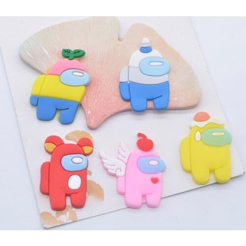 10Pcs / 20Pcs Funny Animal Soft Rubber Planar Accessories for Jewelry Making DIY Phone Shell Crafts Ornament