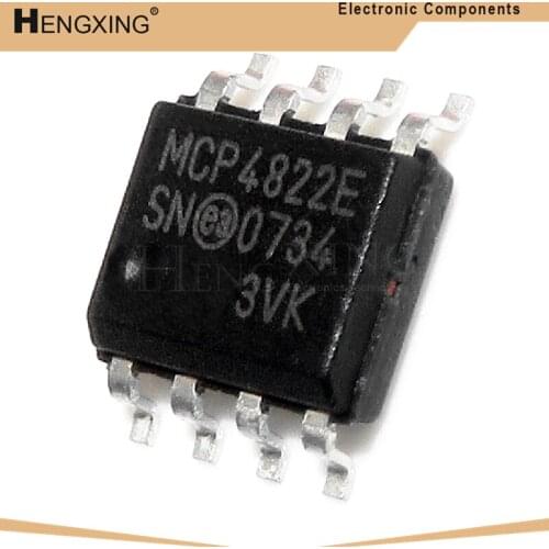 2piece MCP4822-E/SN MCP4822 SOP-8 In Stock